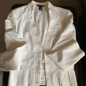 Winter white blazer